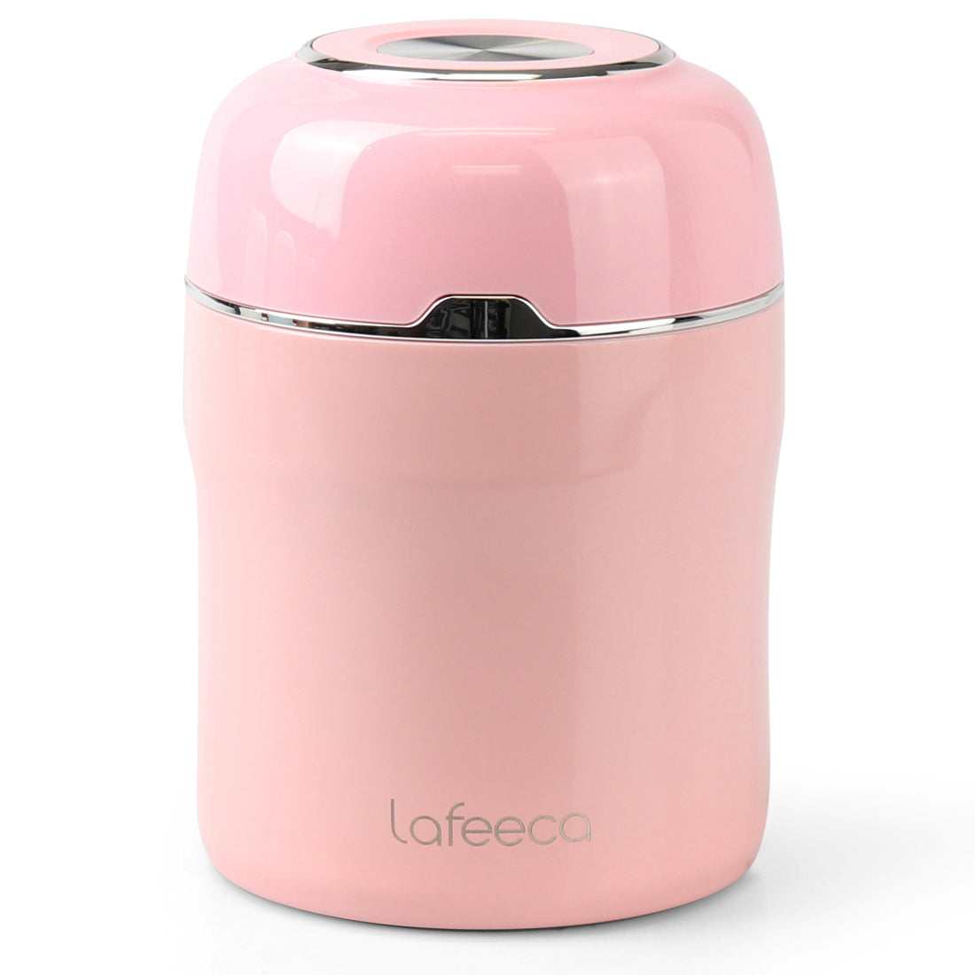 Lafeeca Airtight Coffee Canister Pink – double-wall stainless steel coffee bean storage container