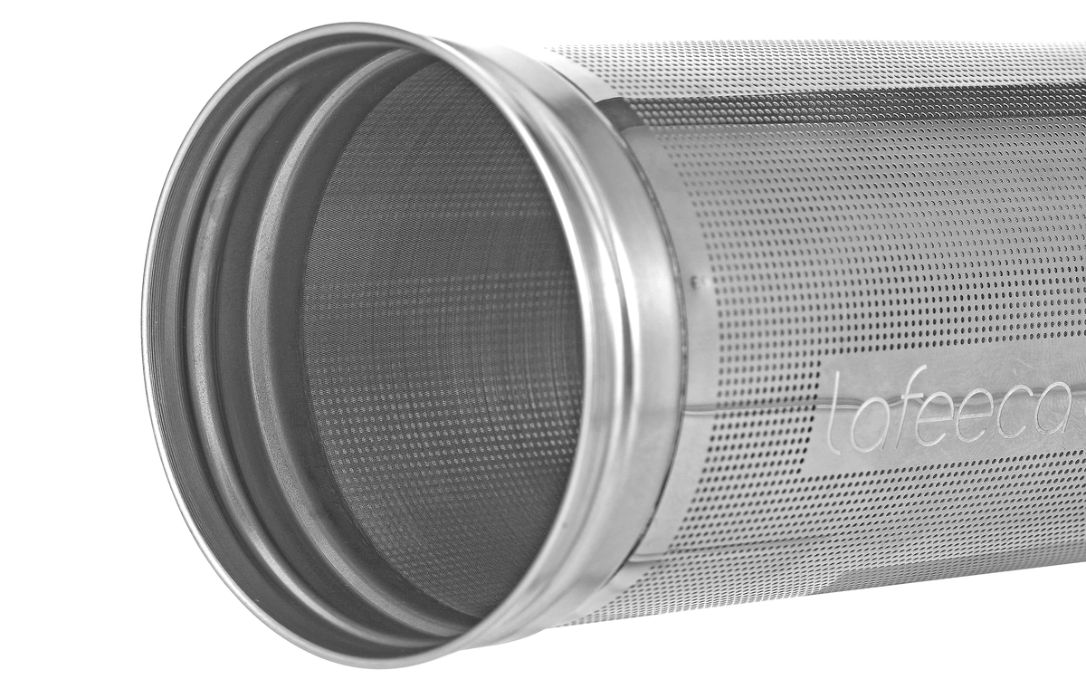 Stainless steel dual-layer filter for the Lafeeca Essence cold-brew maker