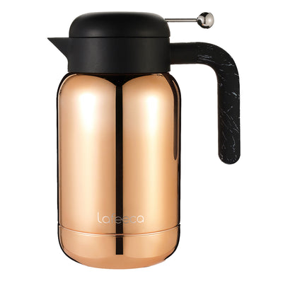 Lafeeca Aura Thermal Coffee Carafe Sunburst Gold, 1.5 L – double-wall vacuum insulated stainless steel coffee carafe