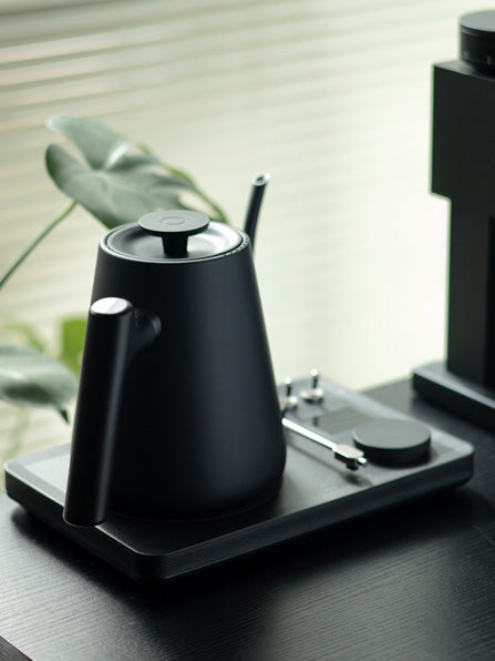 Lafeeca DJ Pour-Over Electric Kettle Black – 1500W pour-over kettle with 60-minute hold #color_black