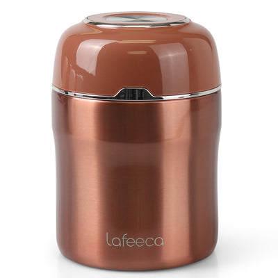 Lafeeca Airtight Coffee Canister Rose Copper – airtight coffee jar that keeps beans fresh