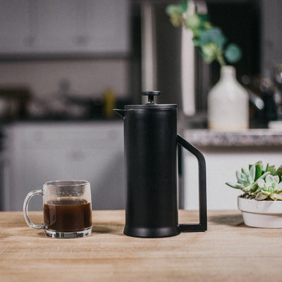 Lafeeca Stainless Steel French Press – stainless coffee press that keeps coffee hot longer