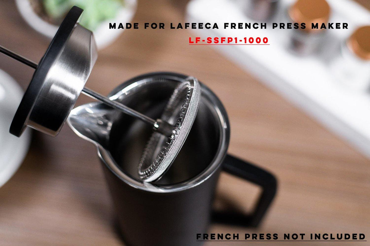 Lafeeca French Press Filter Screens – close-up of the stainless steel mesh filter screen
