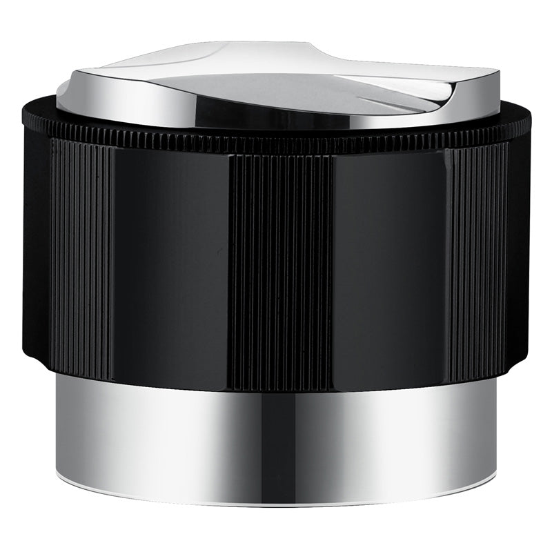 Lafeeca Espresso Tamper & Distributor Black – adjustable-depth espresso tamper with 3-blade distributor