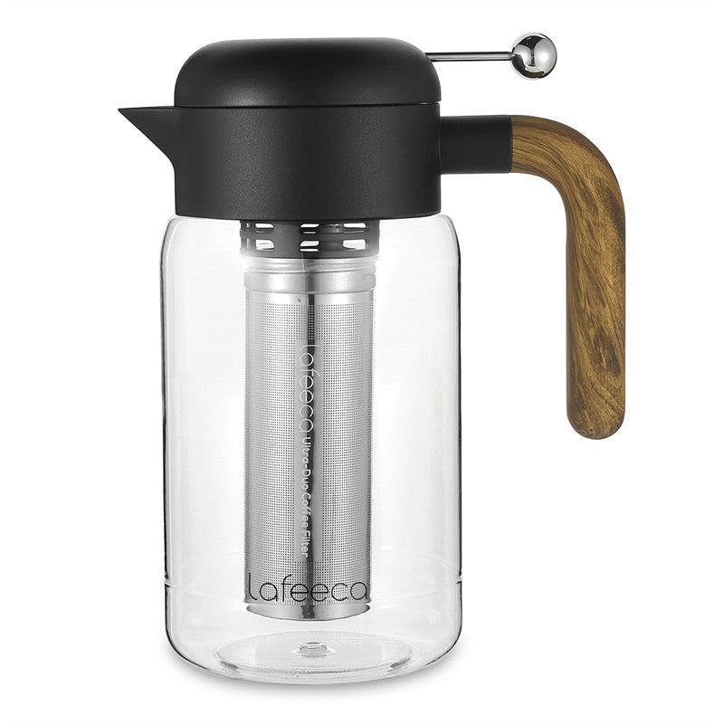 Lafeeca Essence Cold Brew Maker Black – Tritan cold brew coffee and iced tea pitcher