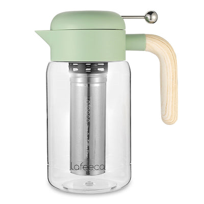 Lafeeca Essence Cold Brew Maker Pastel Green – Tritan cold brew coffee and iced tea pitcher