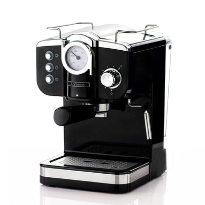 Lafeeca 19-Bar Espresso Machine Black – 1100W espresso and cappuccino machine with 51 mm portafilter