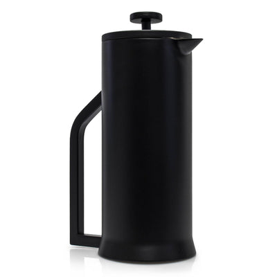 Lafeeca Stainless Steel French Press Black – 34 oz double-wall insulated French press coffee maker